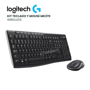 Kit Teclado y Mouse Logitech Wirelless MK270 (1)