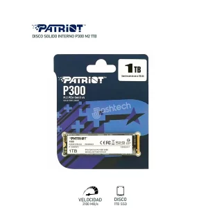 Unidad SOLIDA PATRIOT P300- SSD 1TB M.2 PCIE