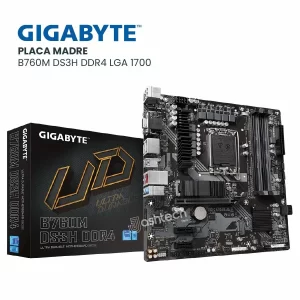 PLACA GIGABYTE B760M DS3H DDR4 LGA 1700, 4 SLOT
