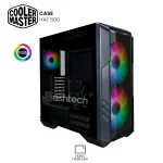 Case COOLER MASTER HAF 500- VIDRIO TEMPLADO, ARGB, BLACK