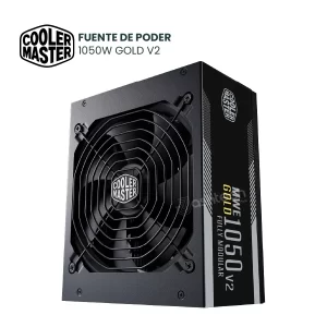 FUENTE COOLER MASTER MWE GOLD 1050W V2 80 PLUS GOLD MODULAR