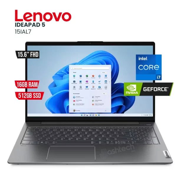 LAPTOP LENOVO IDEAPAD 5 15IAL7-I7 1255U, 16GB, 512GB, MX550 2GB, 15.6 FHD