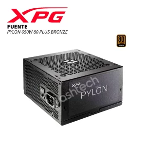 FUENTE XPG PYLON 650W 80 PLUS BRONZE BLACK