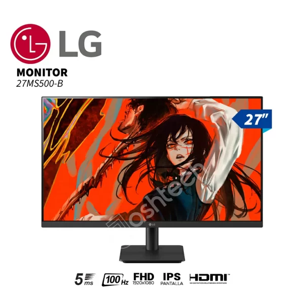 MONITOR LG 27MS500-B FHD IPS 27 100HZ 5MS