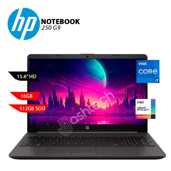 LAPTOP HP 250 G9 I7 1255U, 16GB, 512GB, 15.6 HD