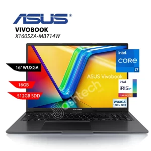 Laptop ASUS VIVOBOOK X1605ZA-MB714W INTEL CORE I7 12700H, 16GB, SSD 512GB,16,W11