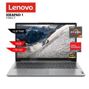 Lenovo IDEAPAD 1 15ALC7, RYZEN 7 5700U, 16GB, SSD 1TB, 15.6 FHD, W11