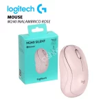 Mouse LOGITECH M240 SILENT WIRELESS BT ROSE 1