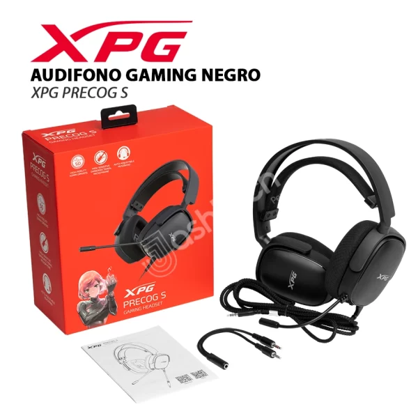 XPG PRECOG S - AUDIFONO GAMING NEGRO