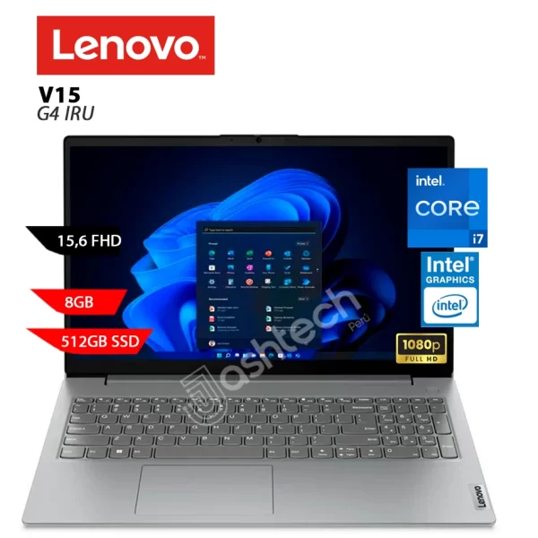 LAPTOP LENOVO V15 G4 INTEL CORE I7 1335U-8GB-SSD 512-15.6FHD-FREDOOS