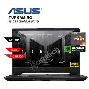 Laptop ASUS TUF A15 FA506NC-HN016, AMD RYZEN 5-7535HS, 512GB,16GB, RTX3050 4GB, 15.6"FHD 144HZ