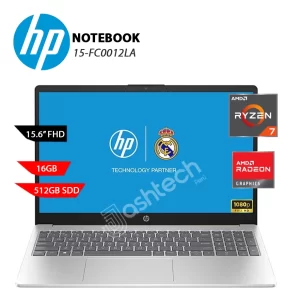 Laptop HP 15 FC0012LA AMD 7730U, 16GB, SSD 512, 15.6" FHD