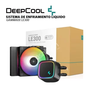 Sistema DE ENFRIAMIENTO LIQUIDO DEEP COOL GAMMAXX LE300, 159X120X27MM, RODAMIENTO HIDRAULICO, 1 VENTILADOR, RADIADOR DE ALUMINIO