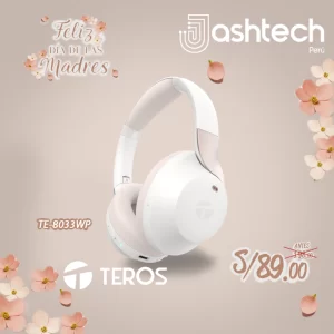 Auriculares TEROS TE-8033WP  INALAMBRICO BLANCO