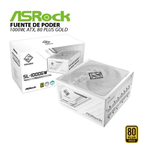 Fuente DE PODER MODULAR ASROCK, 1000W, ATX, 80 PLUS GOLD