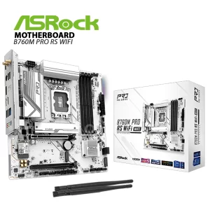 Placa MADRE B760M PRO RS WIFI WHITE CHIPSET INTEL B760, LGA1700, MATX